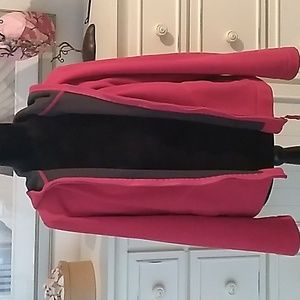 Red hooded jacket by Charter, XL